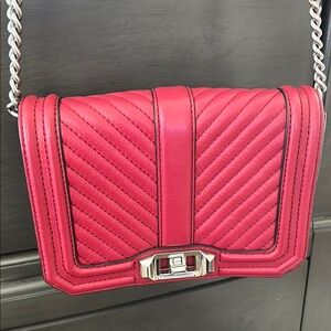 Rebecca Minkoff Red Chevron Crossbody Bag